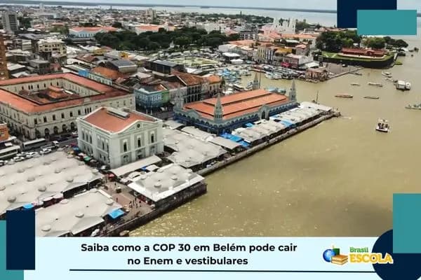 COP 30 em Belém: saiba como tema pode cair no Enem e vestibulares